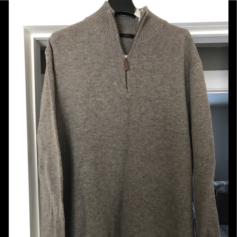 EUC J Crew quarter zip sweater